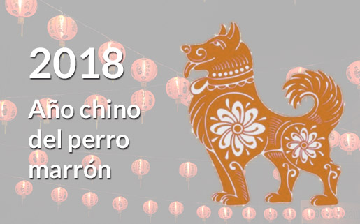 ano chino 2018 perro marron